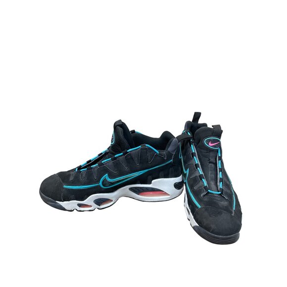 Nike Air Max Uptempo 97  Mens Black teal pink retro high top sneakers Size 13 SK - Picture 2 of 16